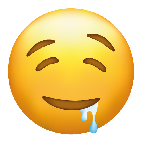 hungry or drooling emoji